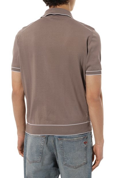 Хлопковое поло STEFANO RICCI, арт. K616295PSB/F23105, фото 4