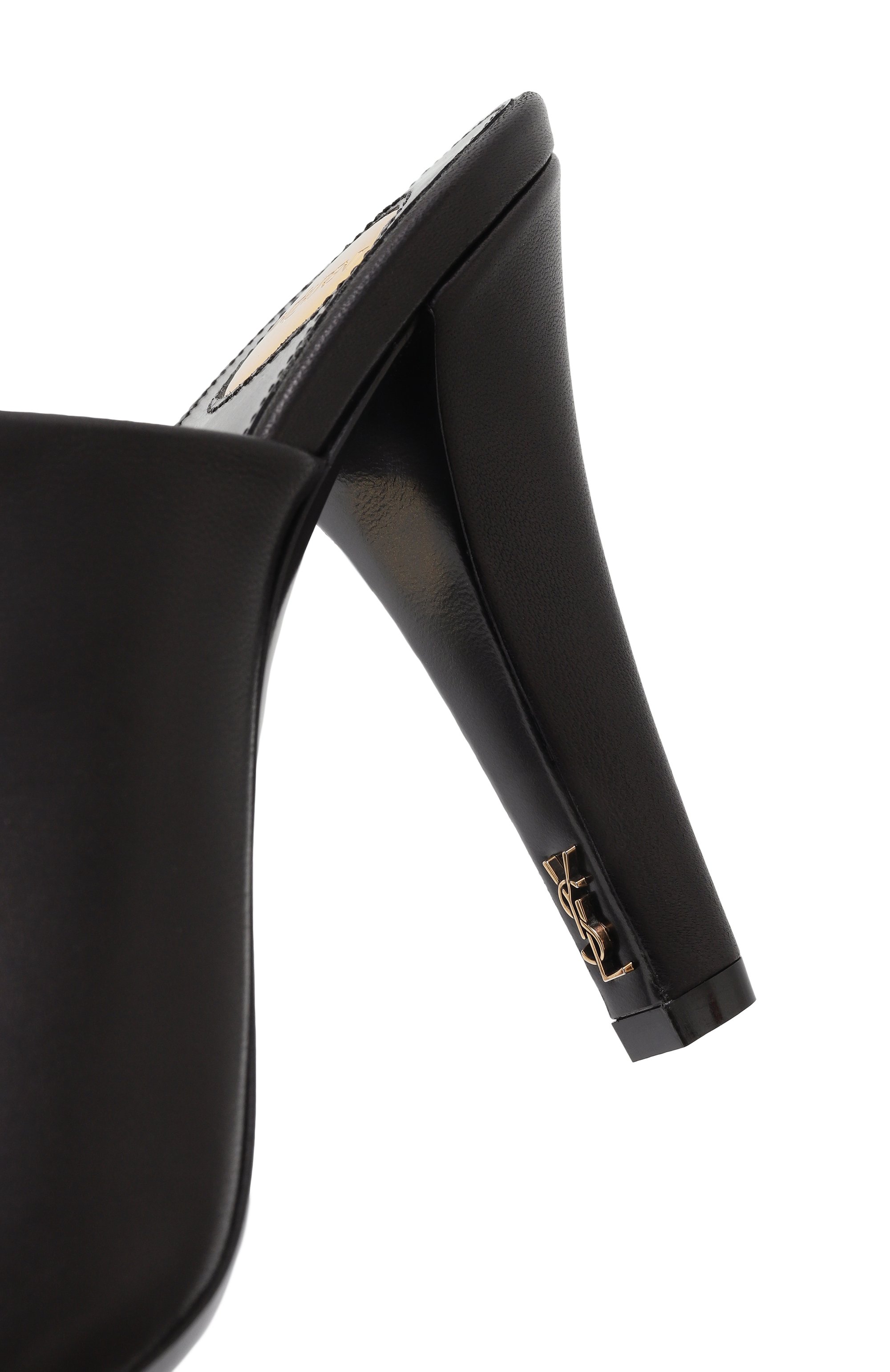 Кожаные мюли jill 95 SAINT LAURENT, арт. 818037/AADGZ, фото 7