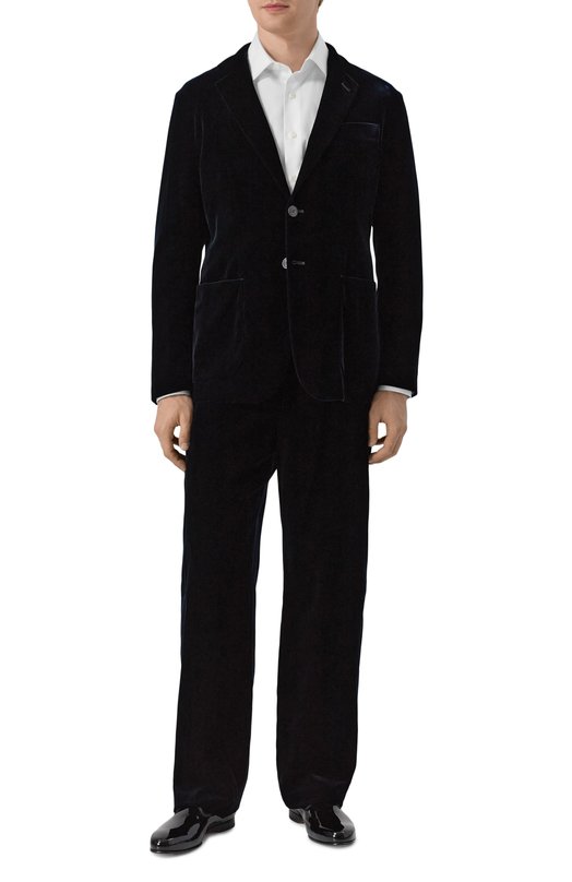 Бархатный пиджак Giorgio Armani GM000621/TE10046 Синий  GM000621/TE10046 Фото 2