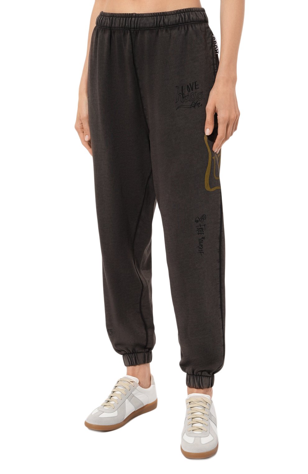 Хлопковые джоггеры HUGO, арт. 50493203, фото 3