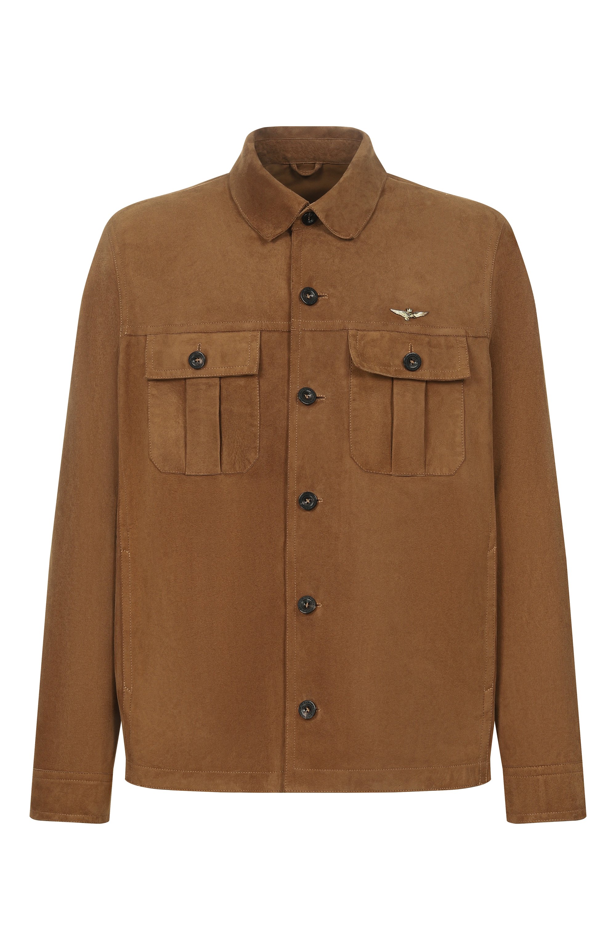 Замшевая куртка-рубашка AERONAUTICA MILITARE, арт. PN5063U100998, фото 1