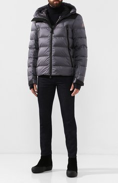 Мужская пуховик camurac MONCLER GRENOBLE темно-серого цвета, арт. E2-097-41928-85-53864 | Фото 2 (Материал внешний: Синтетический материал; Материал подклада: Синтетический материал; Мужское Кросс-КТ: Пуховик-верхняя одежда, Верхняя одежда; Рукава: Длинные; Длина (верхняя одежда): Короткие; Кросс-КТ: Пуховик, Куртка, другое; Материал утеплителя: Пух и перо; Статус проверки: Проверена категория; Драгоценные камни: Проставлено; Материал внутренний: Не назначено; Материал сплава: Проставлено; Стили: Кэжуэл)