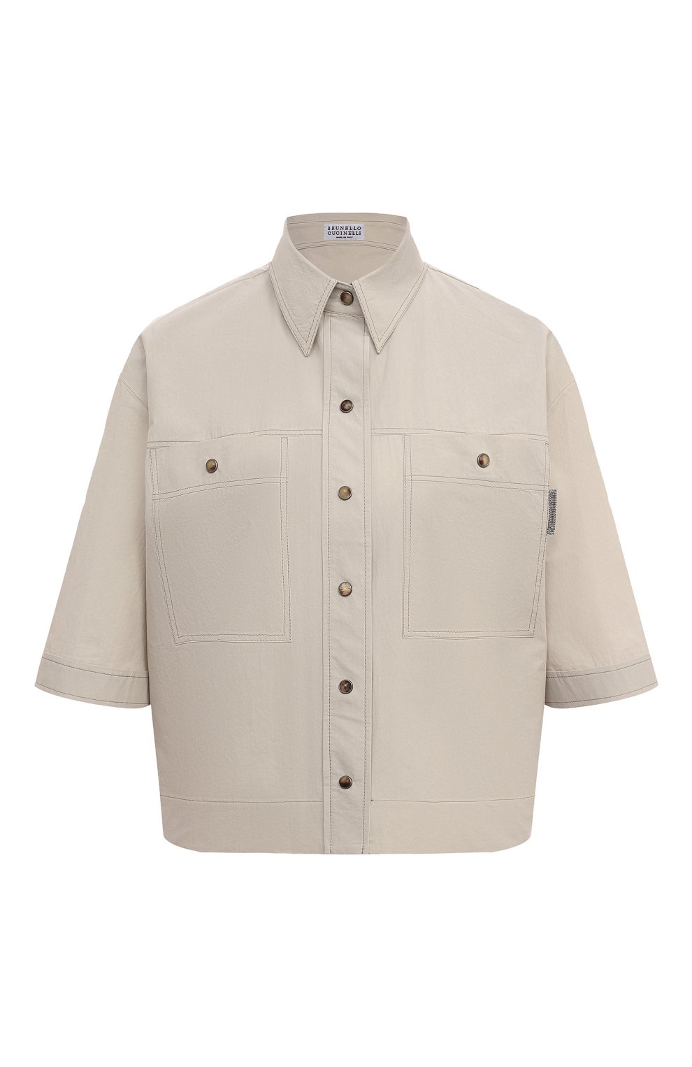 Джинс овая рубашка BRUNELLO CUCINELLI, арт. ML949B1348, фото 1