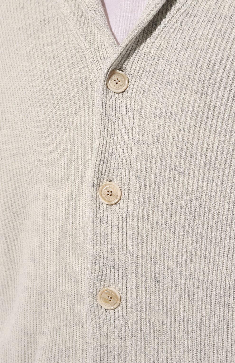 Кардиган из хлопка и льна BRUNELLO CUCINELLI, арт. MCH706106, фото 5