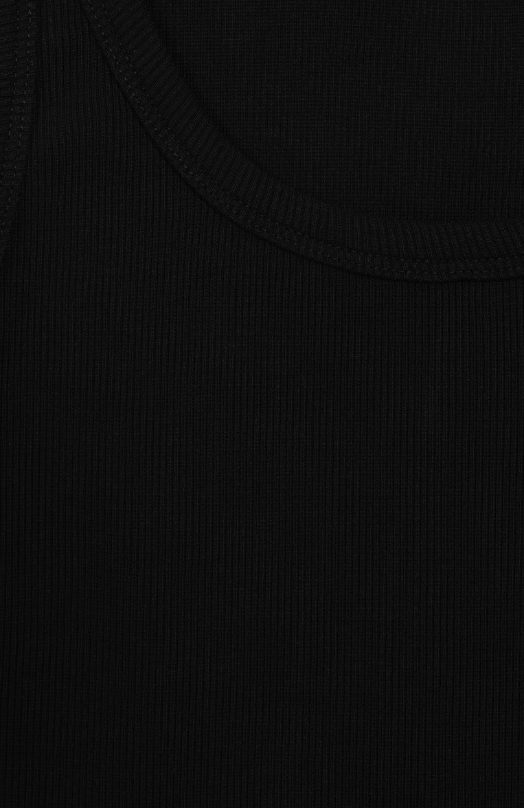 Детская хлопковая майка DSQUARED2 черного цвета, арт. DQ2783/D0A2C | Фото 3 (Материал внешний: Хлопок; Рукава: Без рукавов; Девочки Кросс-КТ: Майка-одежда; Автоматизация состава: Проставлено; Автоматизация ТО: Проставлено; Ростовка одежда: 4 года | 104 см, 6 лет | 116 см, 8 лет | 128 см, 10 - 11 лет | 140 - 146см, 13 - 15 лет | 158 см, 16 лет | 164 см)