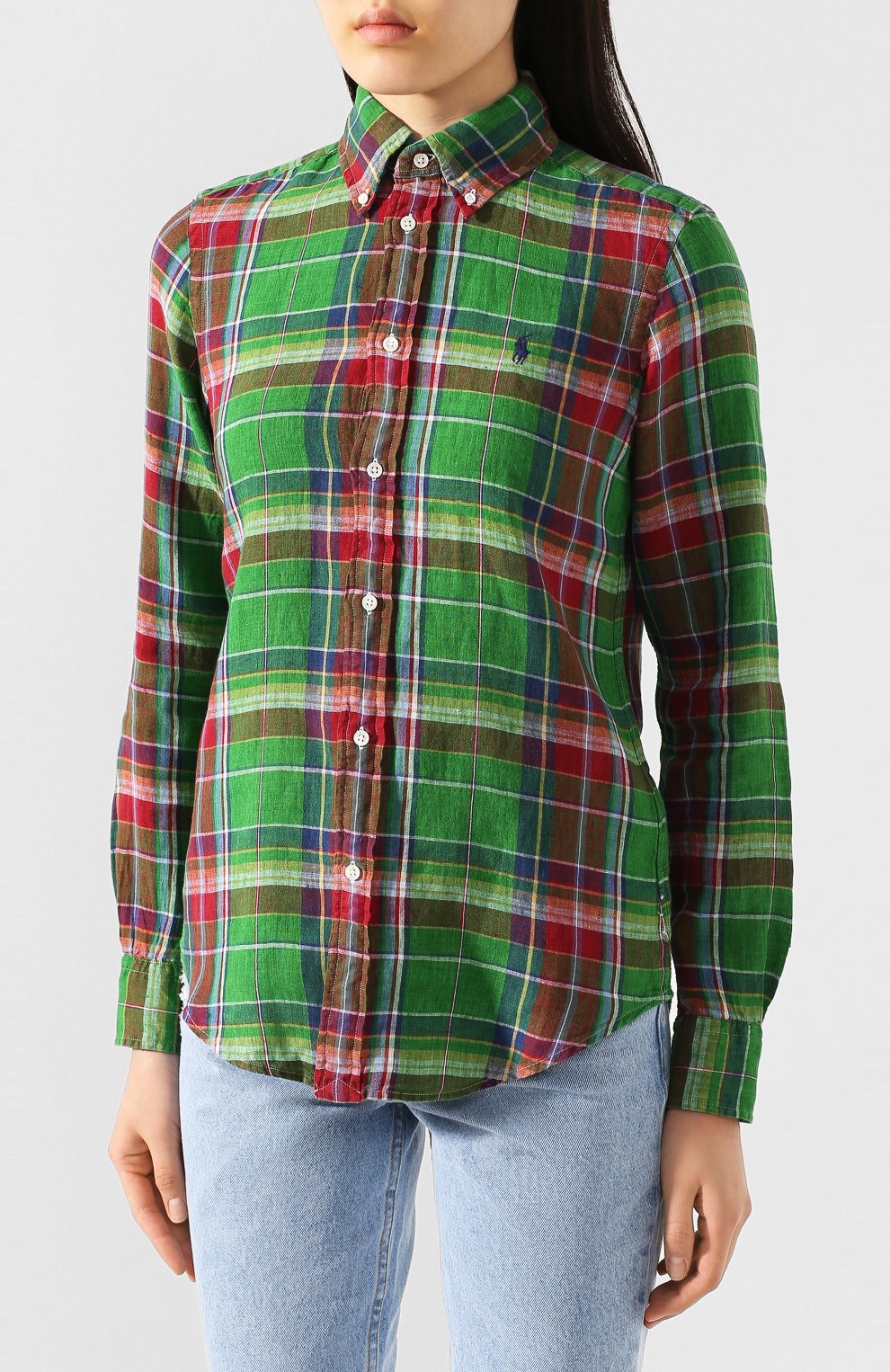 Льняная рубашка POLO RALPH LAUREN, арт. 211798167, фото 3