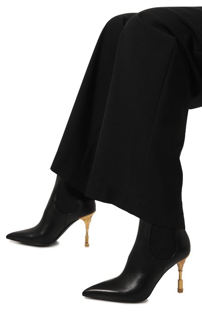 Кожаные ботильоны BALMAIN, арт. AN1TA807LVIT, фото 3