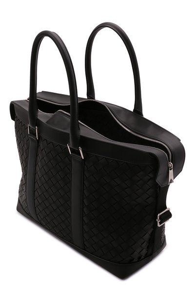 Кожаная сумка-тоут classic hidrology BOTTEGA VENETA черного цвета по цене 289000 руб., арт. 667275/V0E52, фото 5 Кожаная сумка-тоут classic hidrology BOTTEGA VENETA, арт. 667275/V0E52, фото 5
