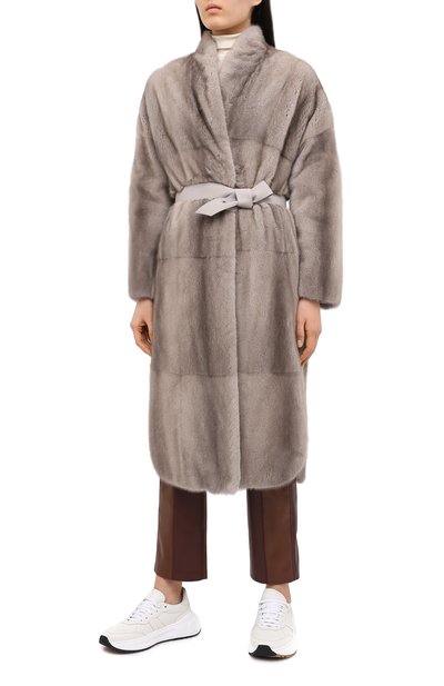 Шуба из норки LORO PIANA, арт. FAI2019, фото 3