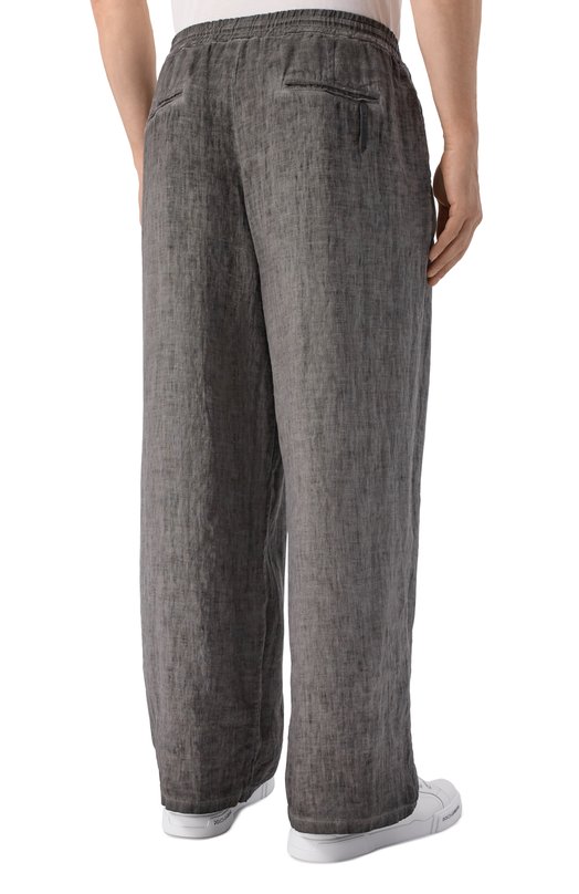 Льняные брюки Never Enough 2B6M218-060/MPA079 W142 Серый  2B6M218-060/MPA079 W142 Фото 4