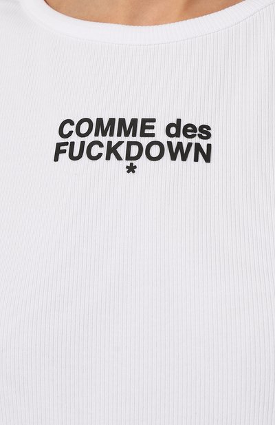 Хлопковая майка COMME DES FUCKDOWN, арт. CFABW00025, фото 5