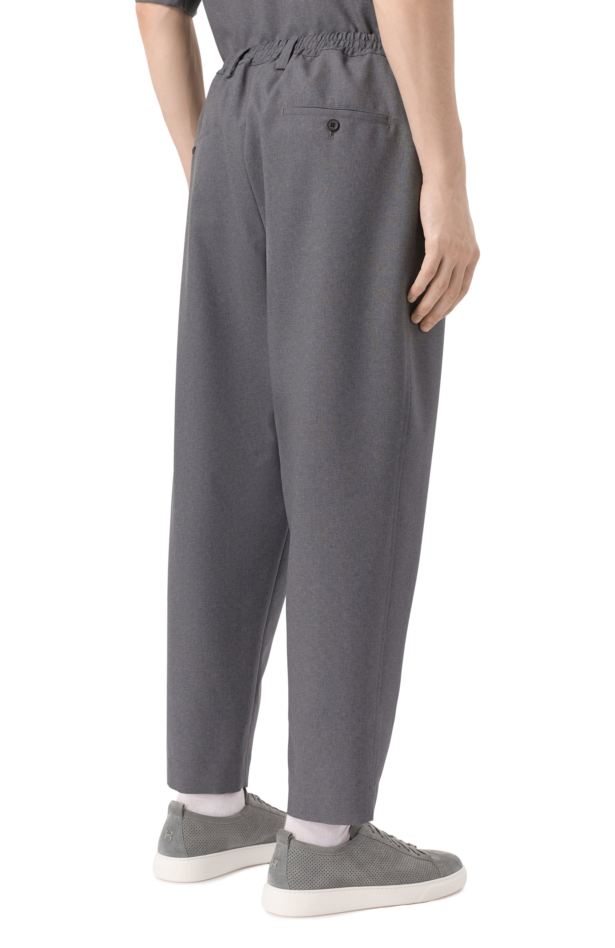 Шерстяные брюки MARNI, арт. PUMU0017U4/TW839, фото 4