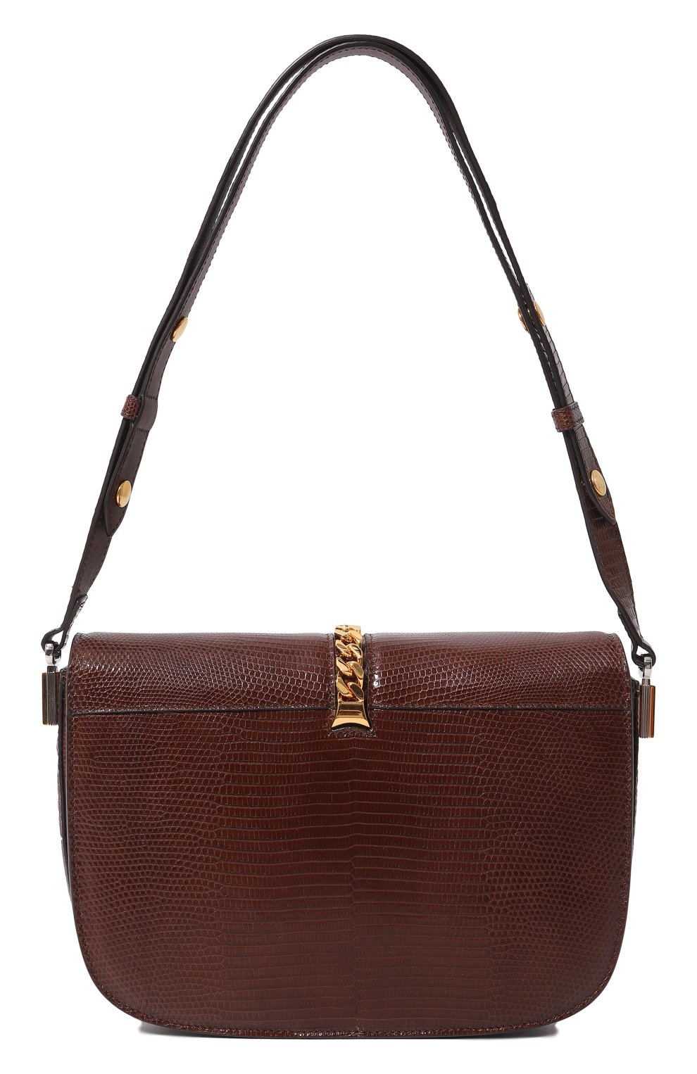 Сумка sylvie 1969 small из кожи ящерицы GUCCI, арт. 601067 LUZ0X, фото 6
