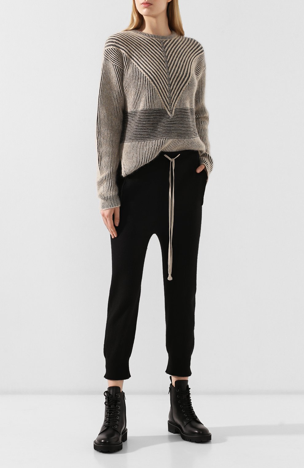 Кашемировые джоггеры RICK OWENS, арт. RP19F5654/WSB, фото 2