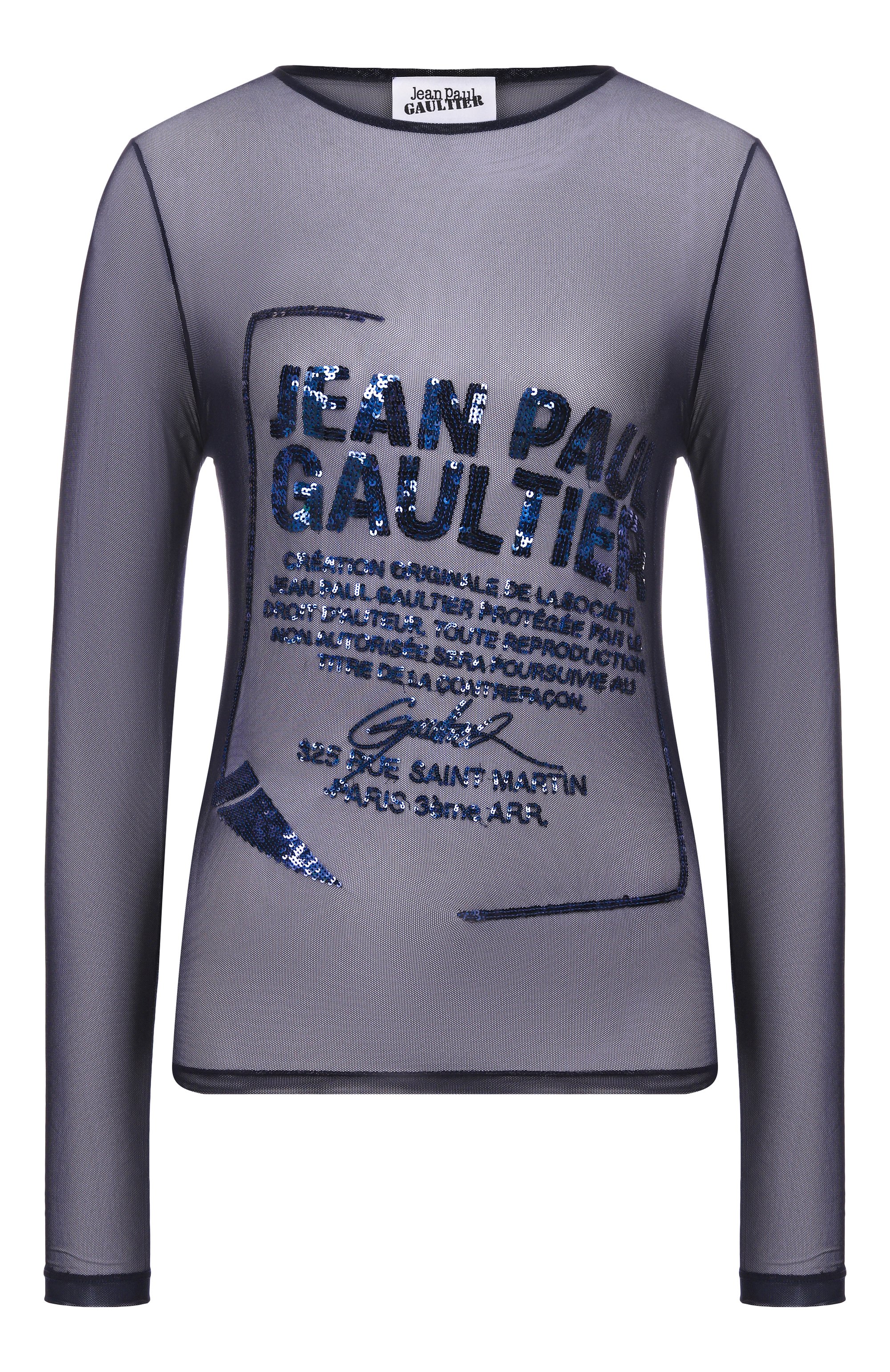 Топ с отделкой пайетками JEAN PAUL GAULTIER, арт. 25/04-W-T0381/M001, фото 1
