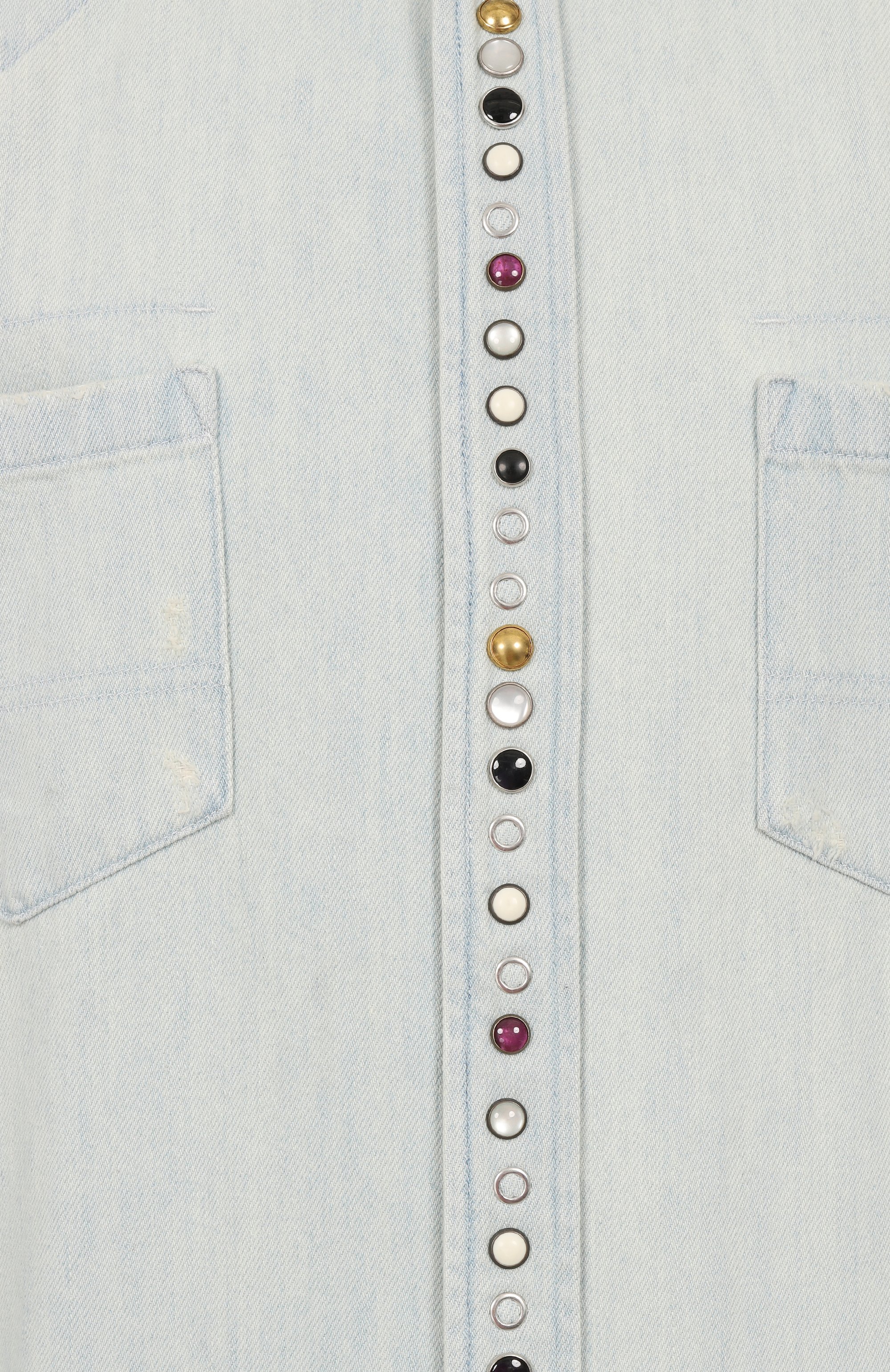 Джинсовая рубашка GOLDEN GOOSE DELUXE BRAND, арт. GMP00487.P000636, фото 6