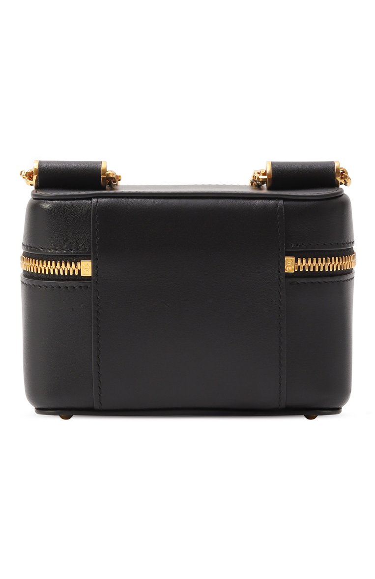 Женская сумка sicily DOLCE & GABBANA черного цвета, арт. BB7733/B7321 | Фото 6 (Размер: mini; Ремень/цепочка: На ремешке; Материал: Натуральная кожа; Автоматизация состава: Проставлено; Автоматизация ТО: Проставлено)