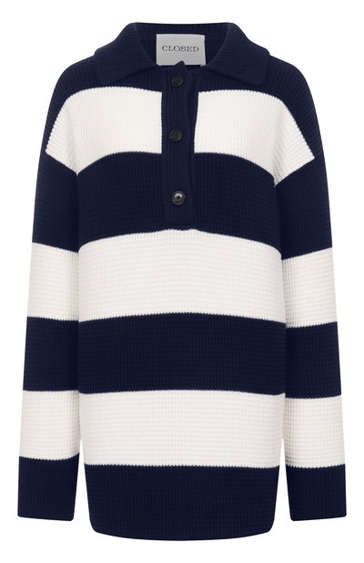 Женское хлопковое поло CLOSED, арт. C96272-951-ST