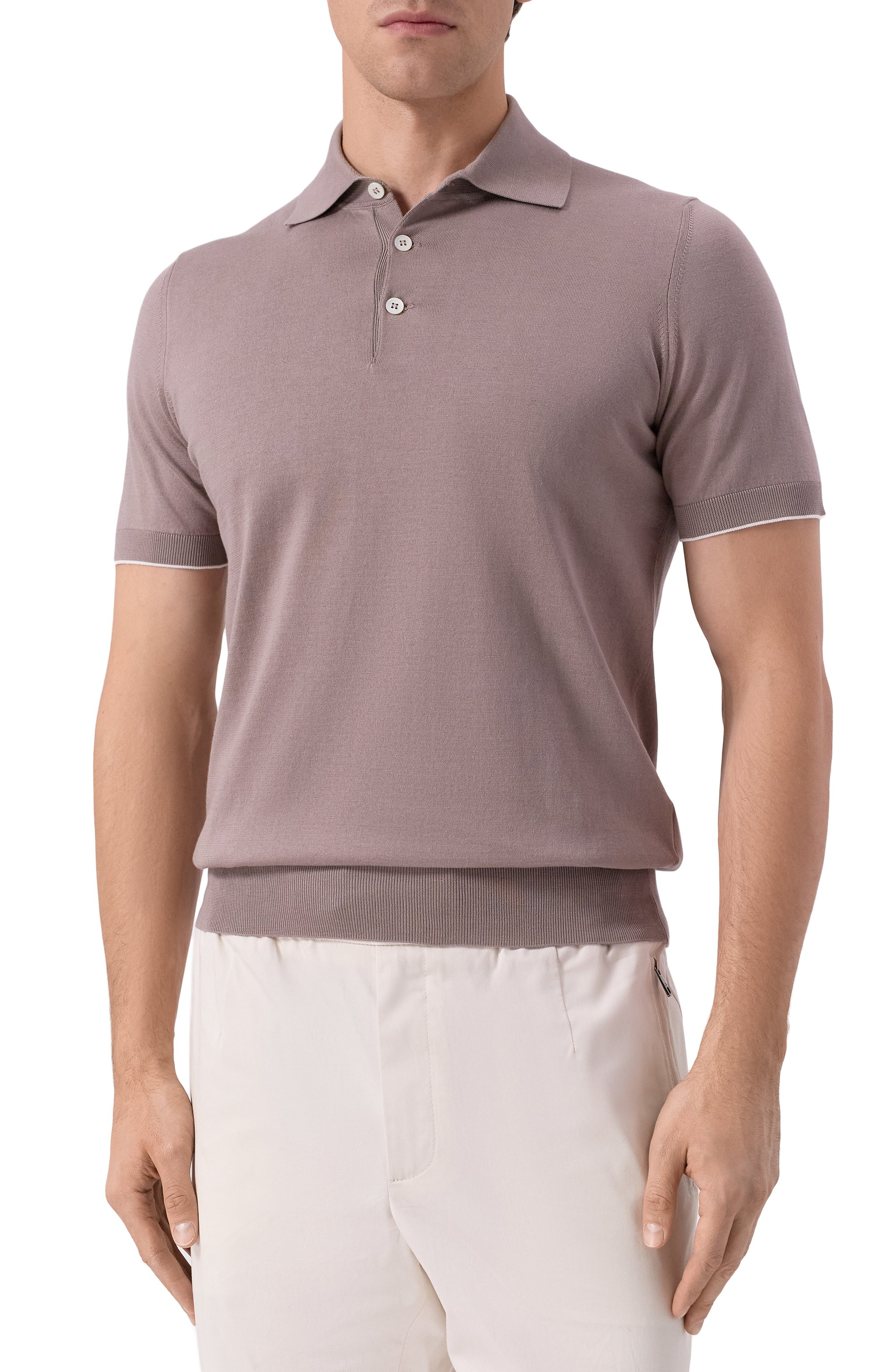 Хлопковое поло BRUNELLO CUCINELLI, арт. M29800125, фото 3