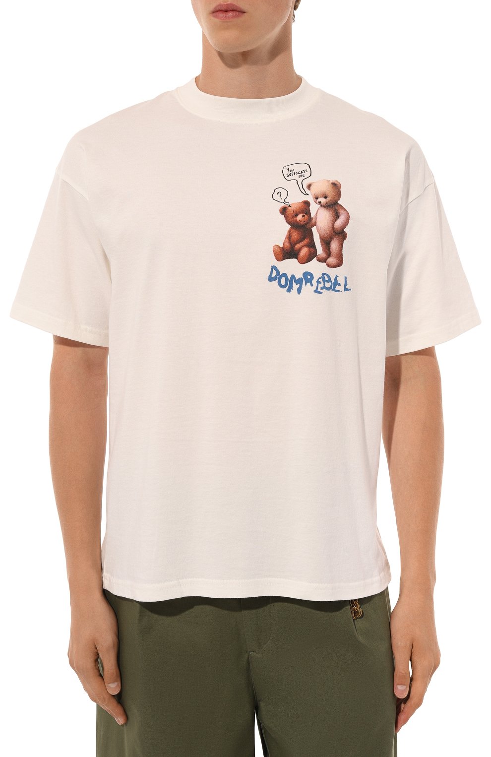 Хлопковая футболка DOMREBEL, арт. M SUFF0CATE/TSHIRT, фото 3