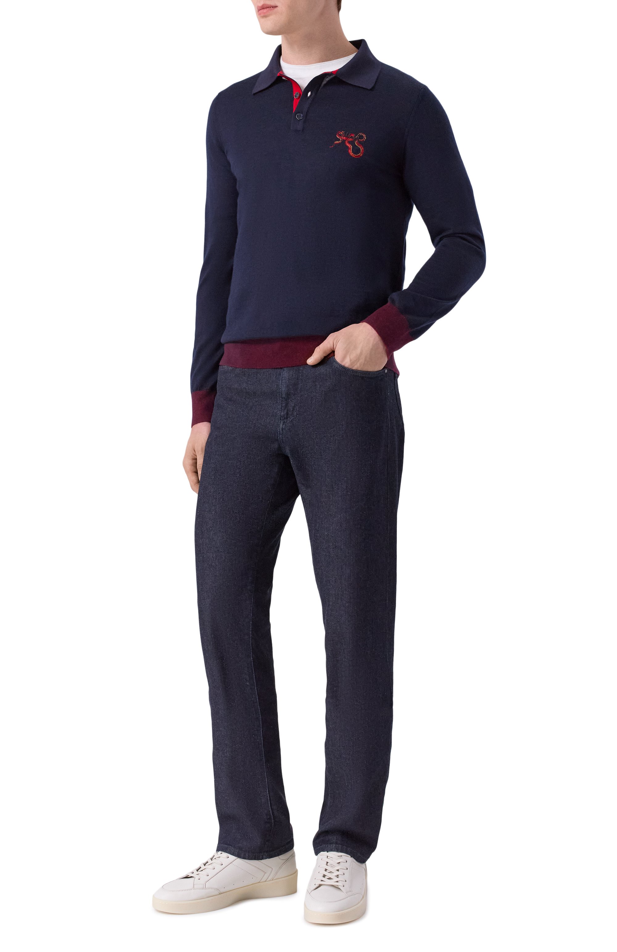 Поло из кашемира и шелка ZILLI, арт. KBP001M0330VSNAK0, фото 2