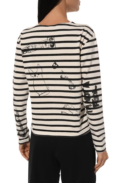 Хлопковый лонгслив R13, арт. R13W3061-17P, фото 4