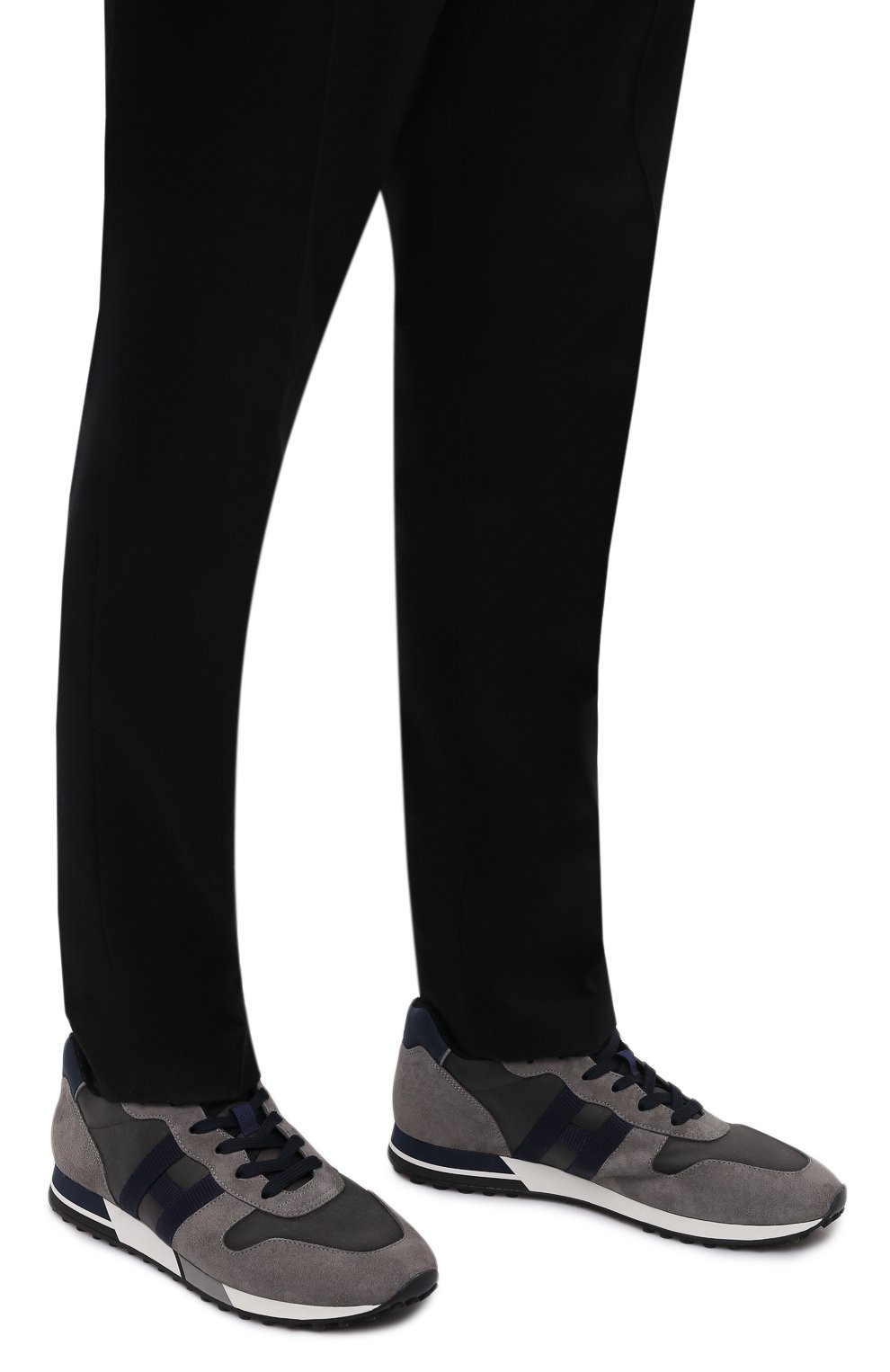 Комбинированные кроссовки HOGAN, арт. HXM3830AN51PNQ, фото 3