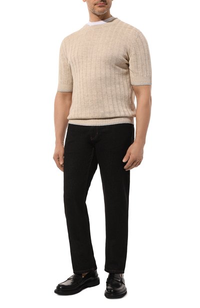 Джемпер изо льна и хлопка BRUNELLO CUCINELLI, арт. M2L70B2273, фото 2