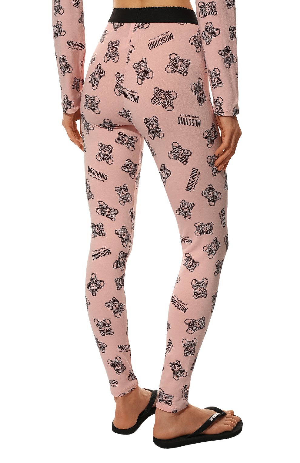 Хлопковые легинсы MOSCHINO, арт. A4317/9011, фото 4