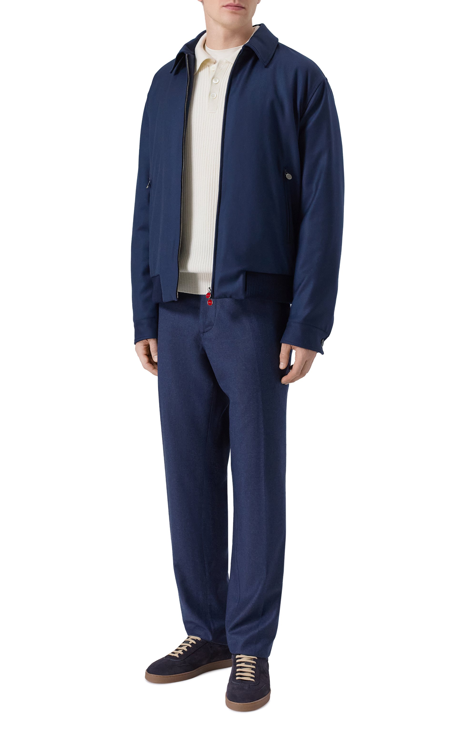 Шерстяные брюки ZILLI темно-синего цвета по цене 191000 руб., арт. CPP010M020070087U, фото 2 Шерстяные брюки ZILLI, арт. CPP010M020070087U, фото 2