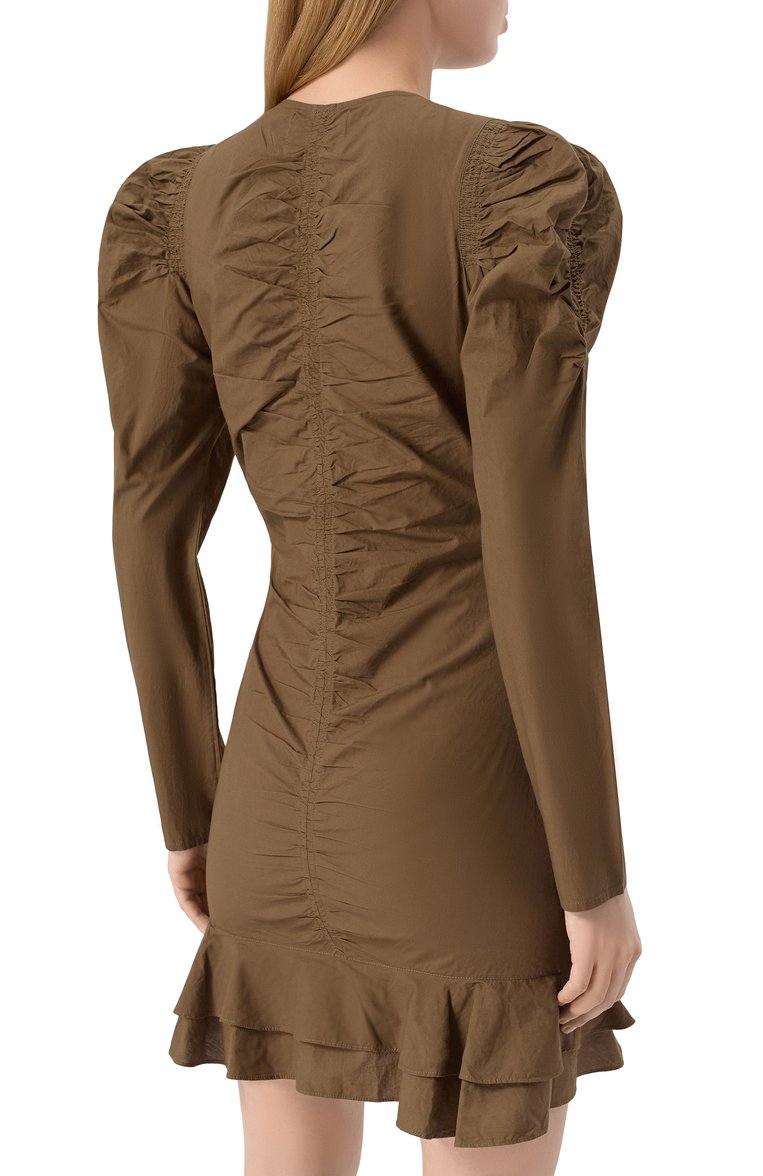 Хлопковое платье ISABEL MARANT ETOILE, арт. R00685FA/C1J06E, фото 4