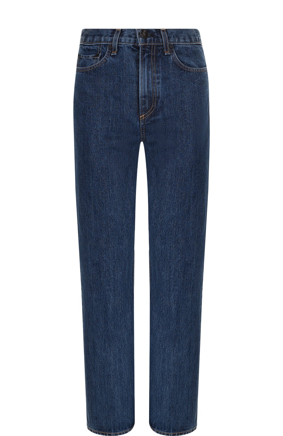 Укороченные джинсы прямого кроя с потертостями RAG AND BONE, арт. W2512K165DKP, фото 1