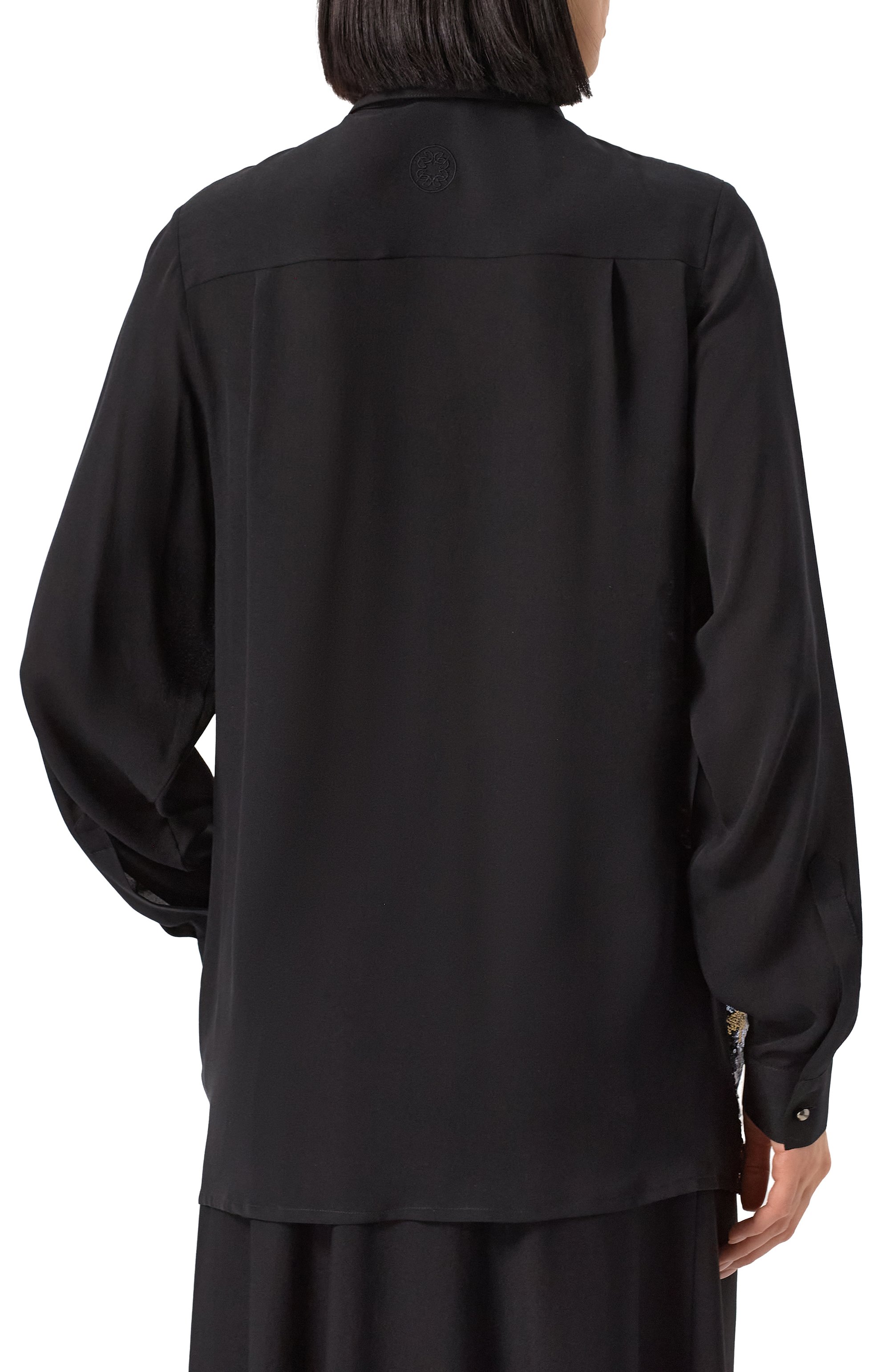 Блузка с отделкой пайетками ELIE SAAB, арт. SH064, фото 4