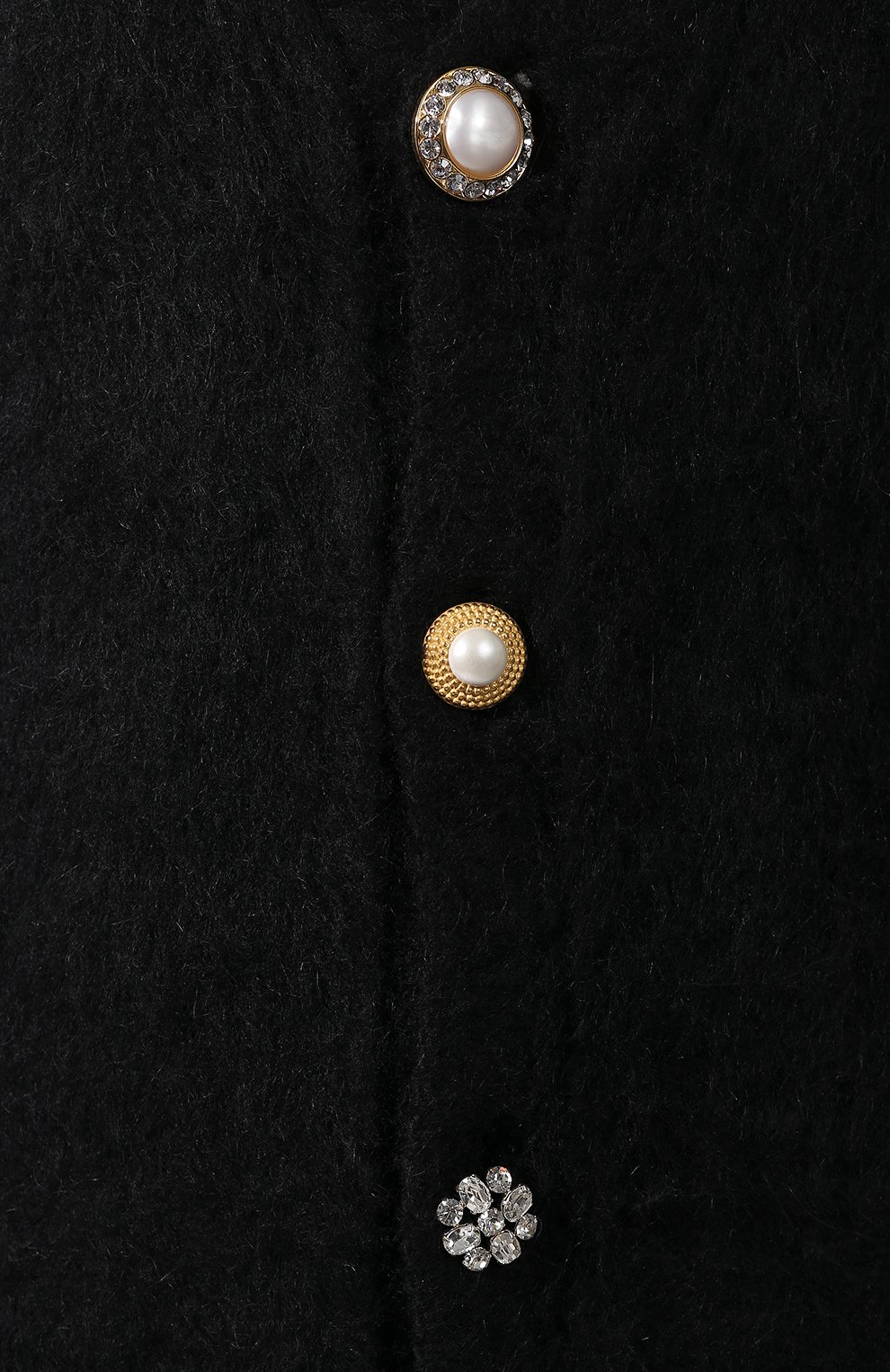 Шерстяной кардиган VETEMENTS черного цвета по цене 99850 руб., арт. WAH20KN305, фото 5 Шерстяной кардиган VETEMENTS, арт. WAH20KN305, фото 5