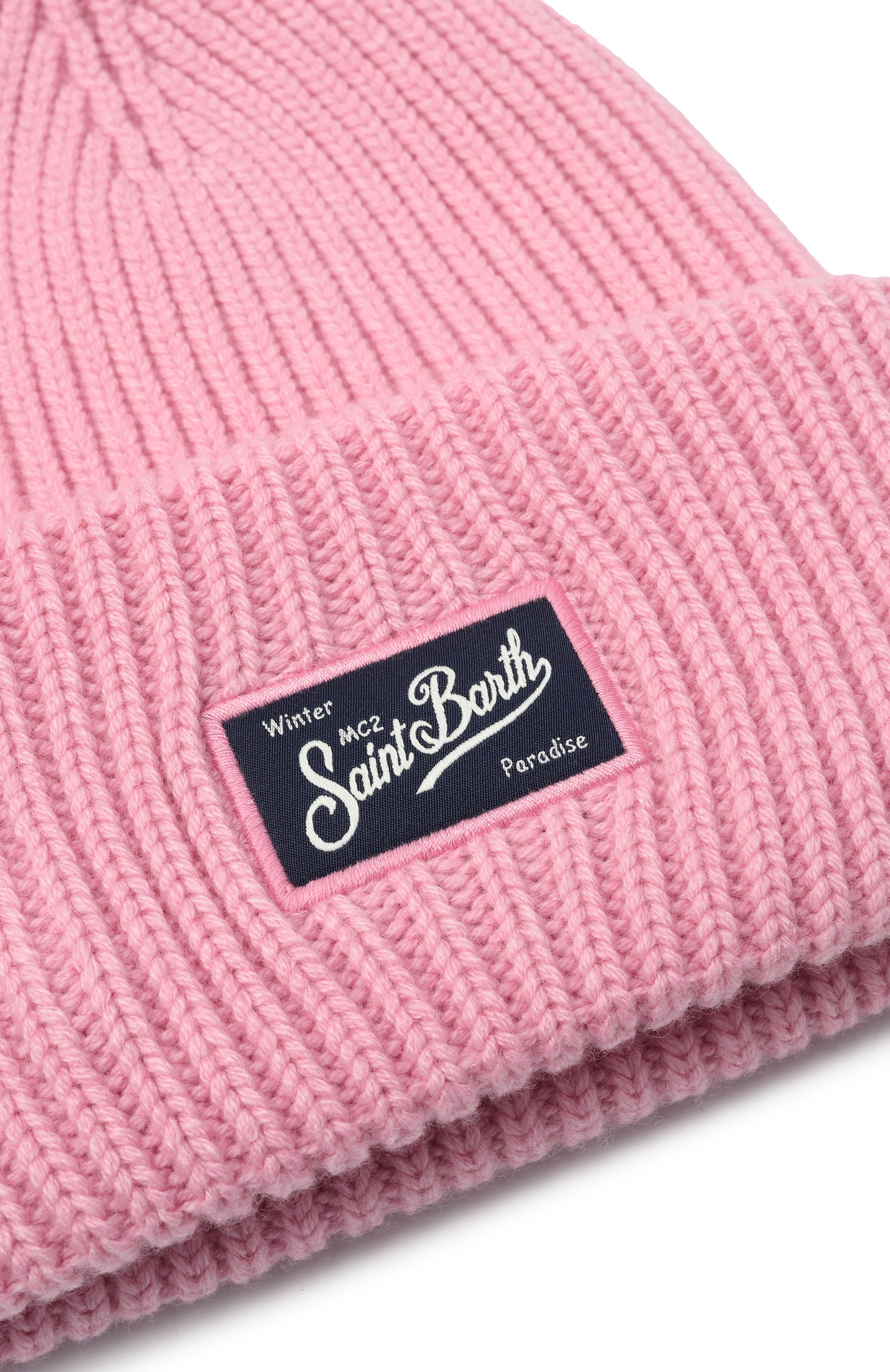 Шапка из шерсти и вискозы MC2 SAINT BARTH розового цвета по цене 7995 руб., арт. BRR0001-02365I, фото 3 Шапка из шерсти и вискозы MC2 SAINT BARTH, арт. BRR0001-02365I, фото 3