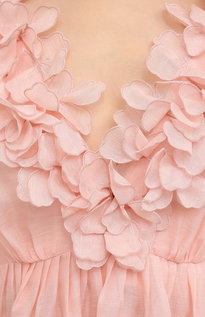 Платье из шелка и льна ZIMMERMANN, арт. 9807DAND, фото 5