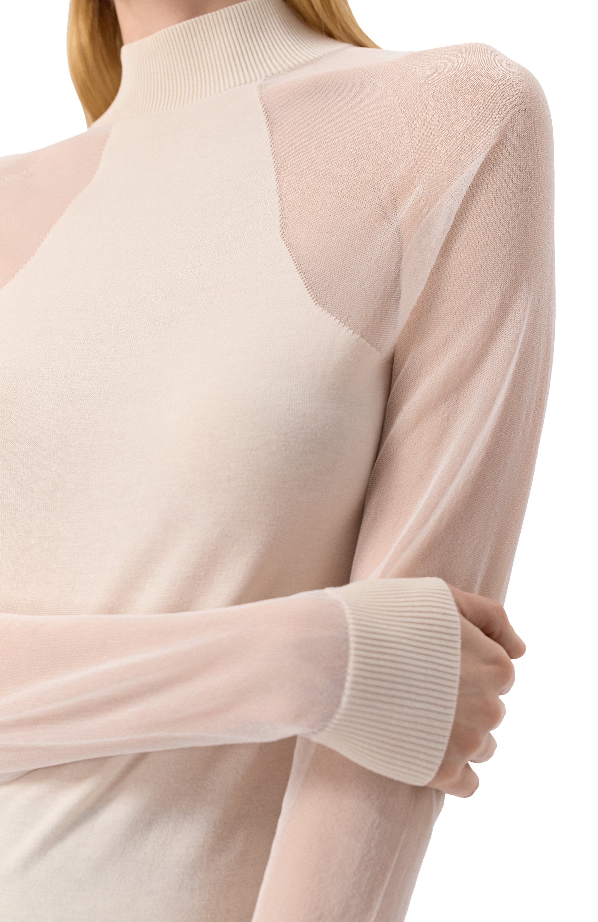 Водолазка из шелка и вискозы GIORGIO ARMANI, арт. 6DAM15/AM40Z, фото 5