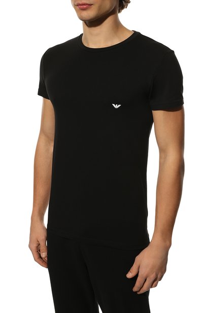 Хлопковая футболка EMPORIO ARMANI, арт. 111035/CC729, фото 3