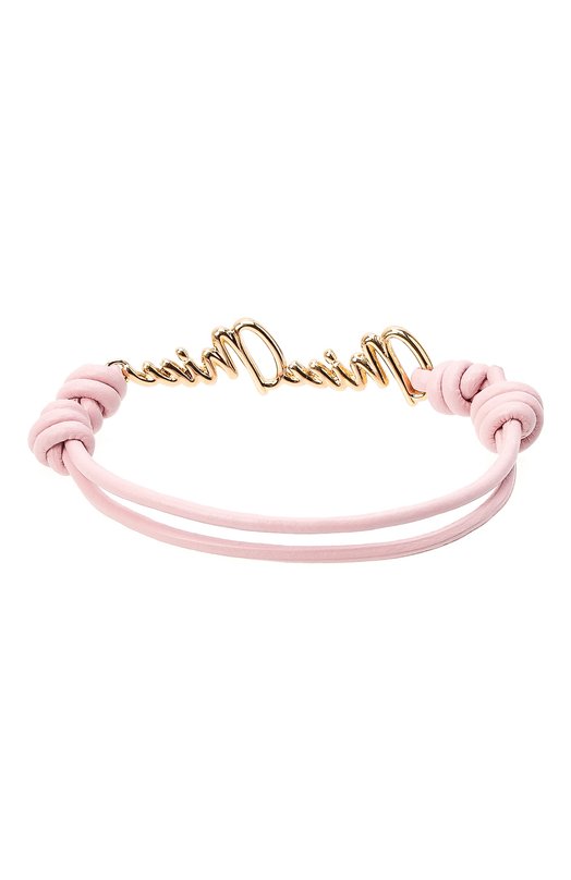 Кожаный браслет Miu Miu 5IB401-2F33-F0D91 Розовый  5IB401-2F33-F0D91 Фото 3
