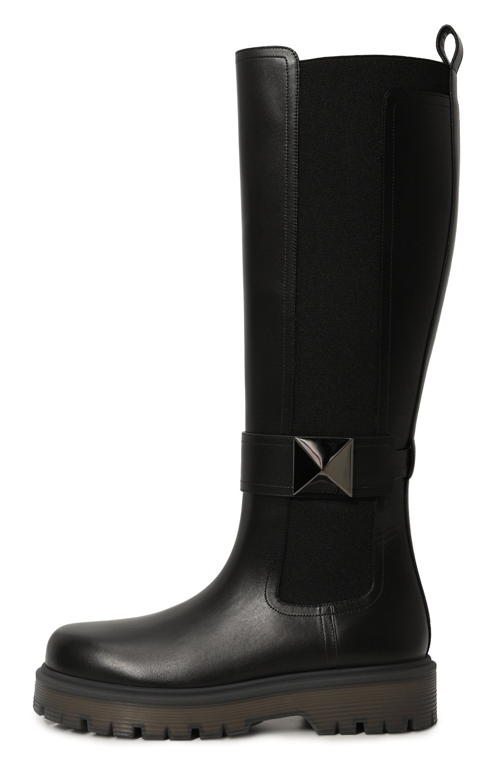 Кожаные сапоги one stud VALENTINO, арт. 3W2S0HH2IJW, фото 4