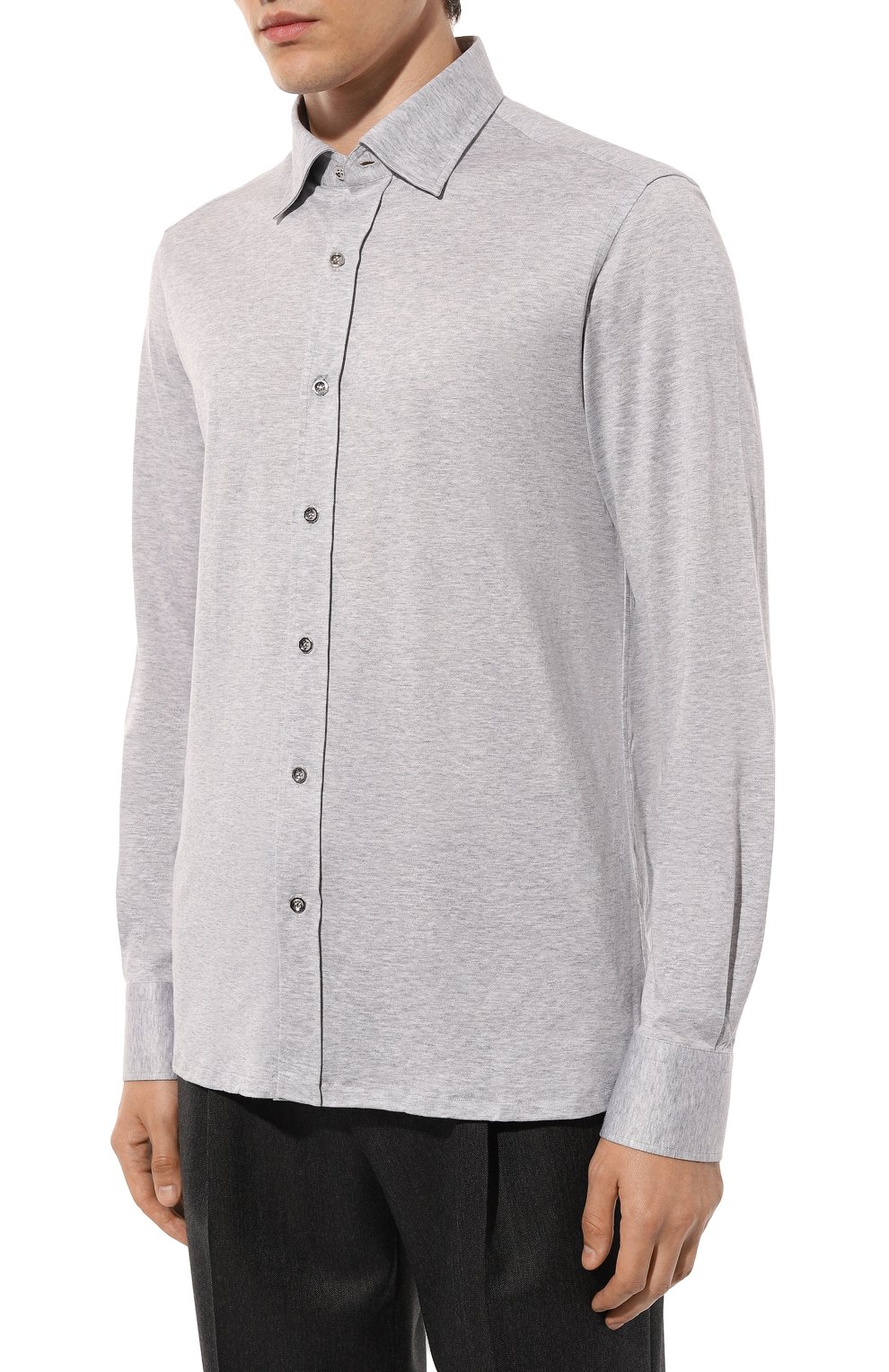 Рубашка из хлопка и �шелка STEFANO RICCI, арт. CJ007593/TE2801, фото 3