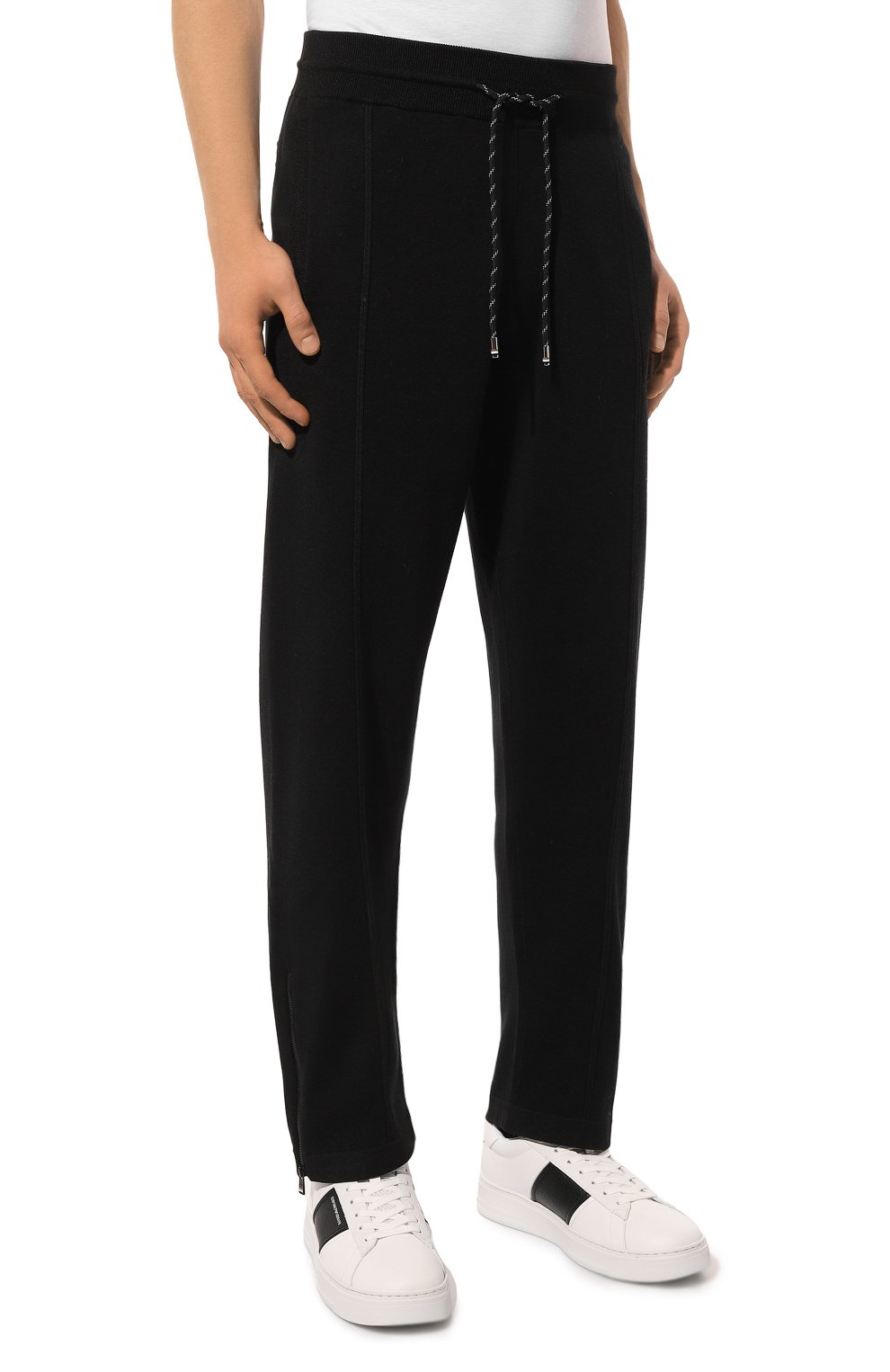 Брюки из хлопка и шерсти BOSS, арт. 50519608, фото 3