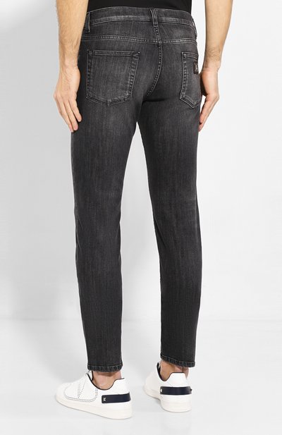 Джинсы DOLCE & GABBANA темно-серого цвета по цене 69350 руб., арт. GY07CD/G8BR4, фото 4 Джинсы DOLCE & GABBANA, арт. GY07CD/G8BR4, фото 4