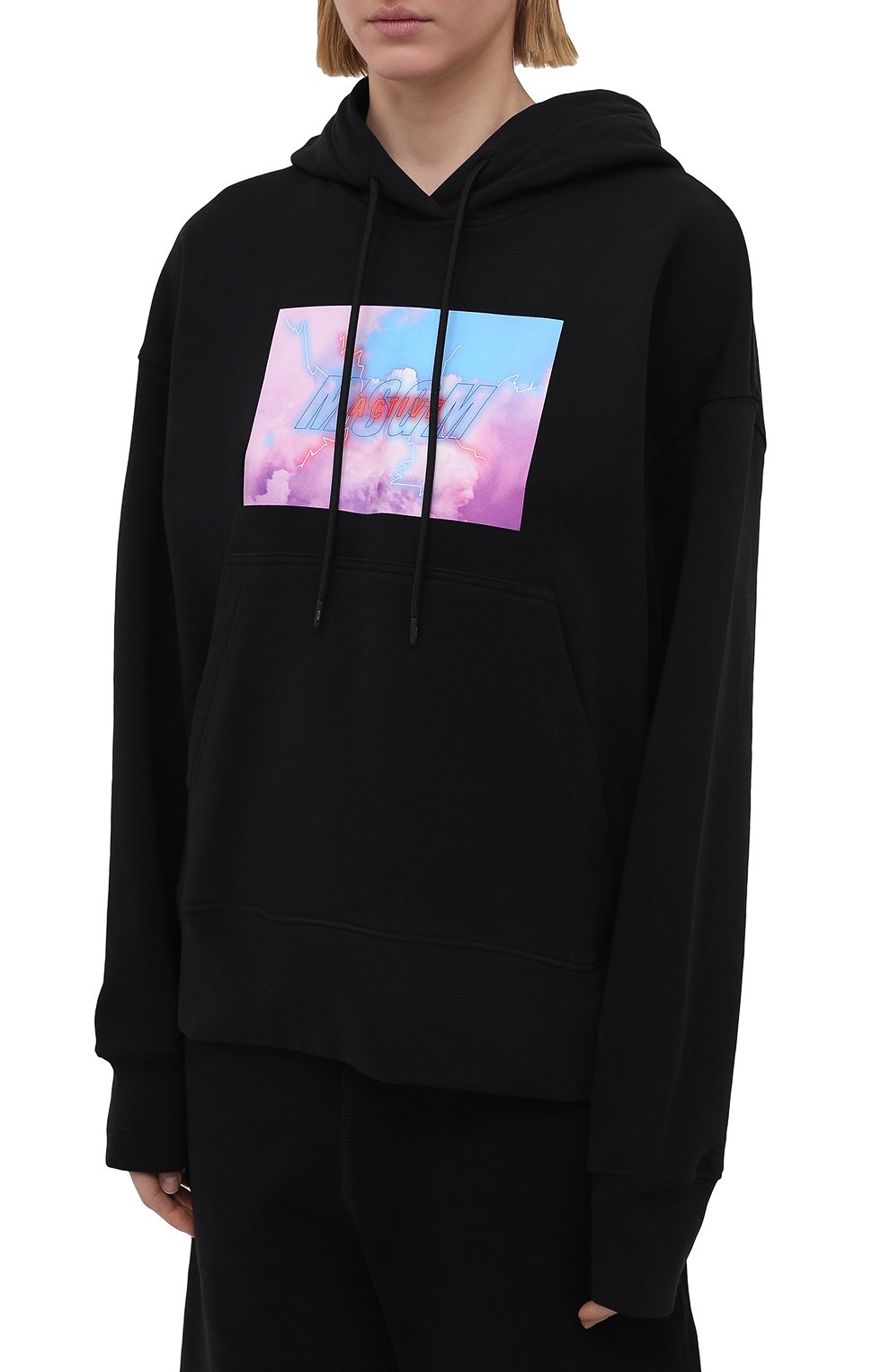 Хлопковое худи MSGM, арт. 3045MDM06 217299, фото 3