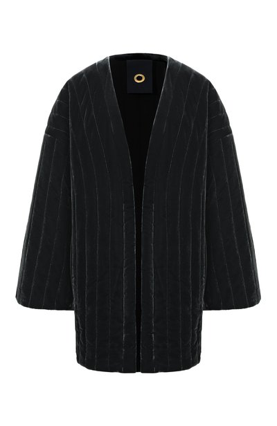 Женская утепленная бархатная куртка GIORGIO ARMANI, арт. GW004015/TE10831