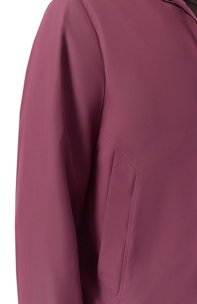 Бомбер STEFANO RICCI фиолетового цвета по цене 316500 руб., арт. M6J6200080/PACT1U, фото 5 Бомбер STEFANO RICCI, арт. M6J6200080/PACT1U, фото 5