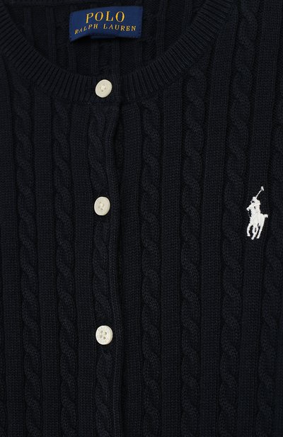 Хлопковый кардиган POLO RALPH LAUREN, арт. 313543047, фото 3
