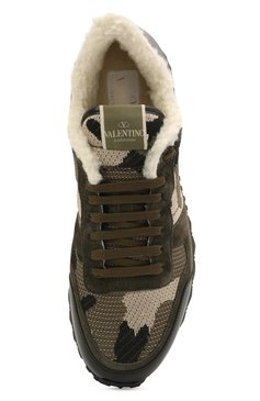 Мужские комбинированные кроссовки rockrunner VALENTINO хаки цвета, арт. WY2S0723/LBY | Фото 5 (Региональные ограничения белый список (Axapta Mercury): RU; Материал сплава: Проставлено; Стили: Классический; Материал утеплителя: Без утеплителя; Материал внутренний: Текстиль; Подошва: Массивная; Драгоценные камни: Проставлено; Длина стельки: 25,0, 25,3, 25,6, 26,0, 26,3, 26,6, 27,0, 27,3, 27,6, 28,0, 28,3, 28,6, 29,0, 29,6)