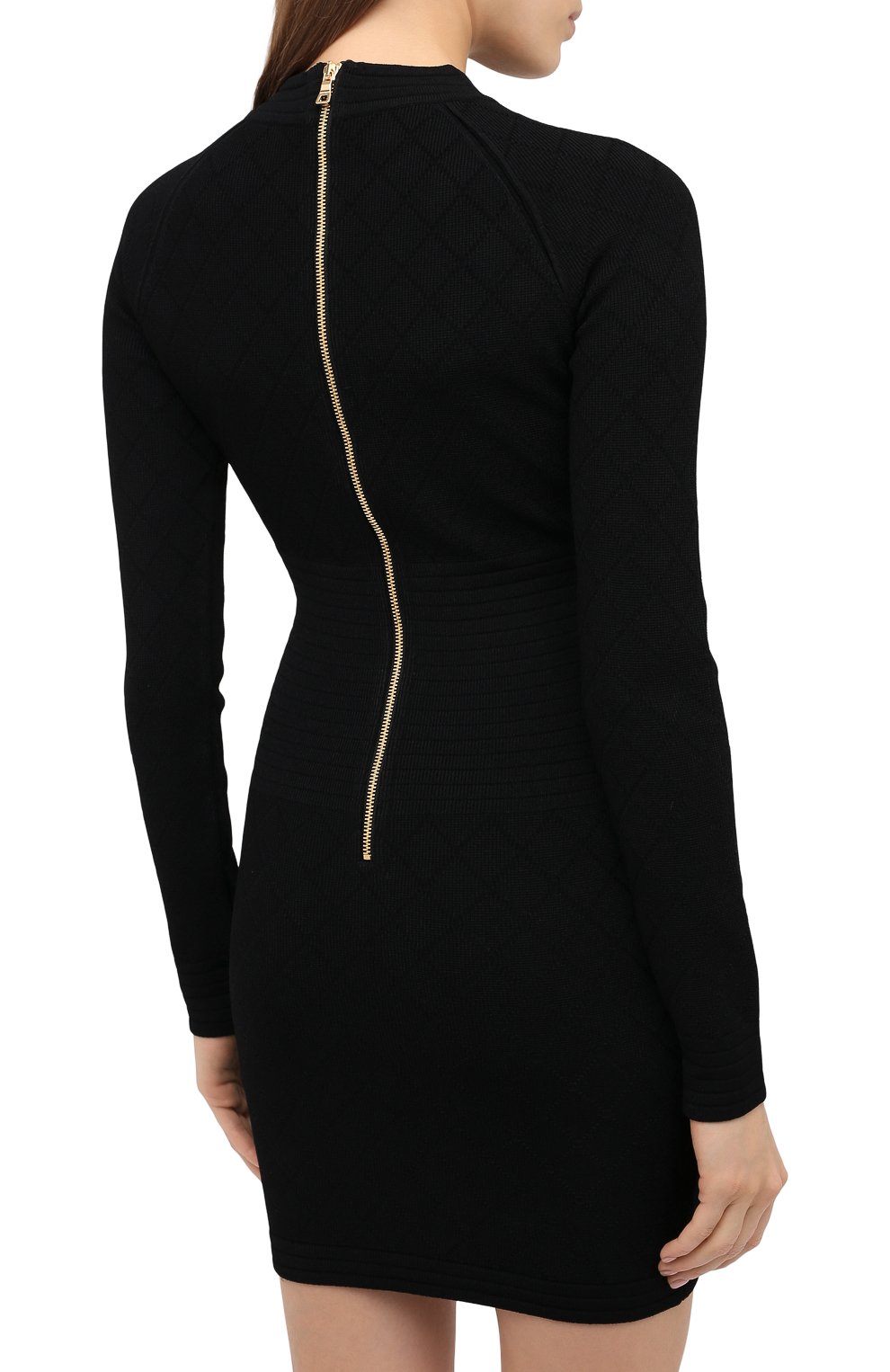 Платье из вискозы BALMAIN, арт. UF16213/K110, фото 4