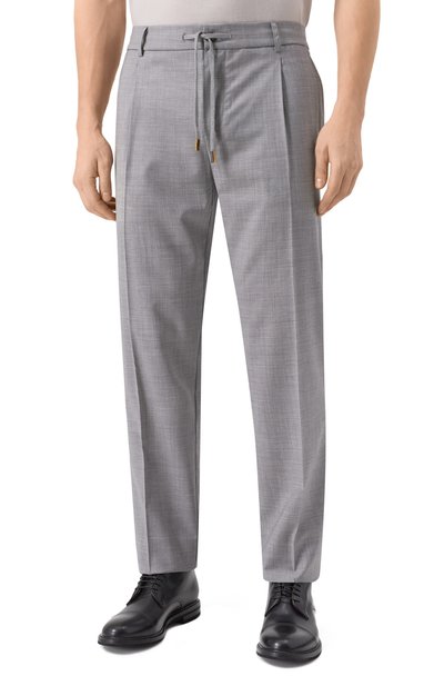 Шерстяные брюки CAPOBIANCO, арт. 18M805.UE00., фото 3